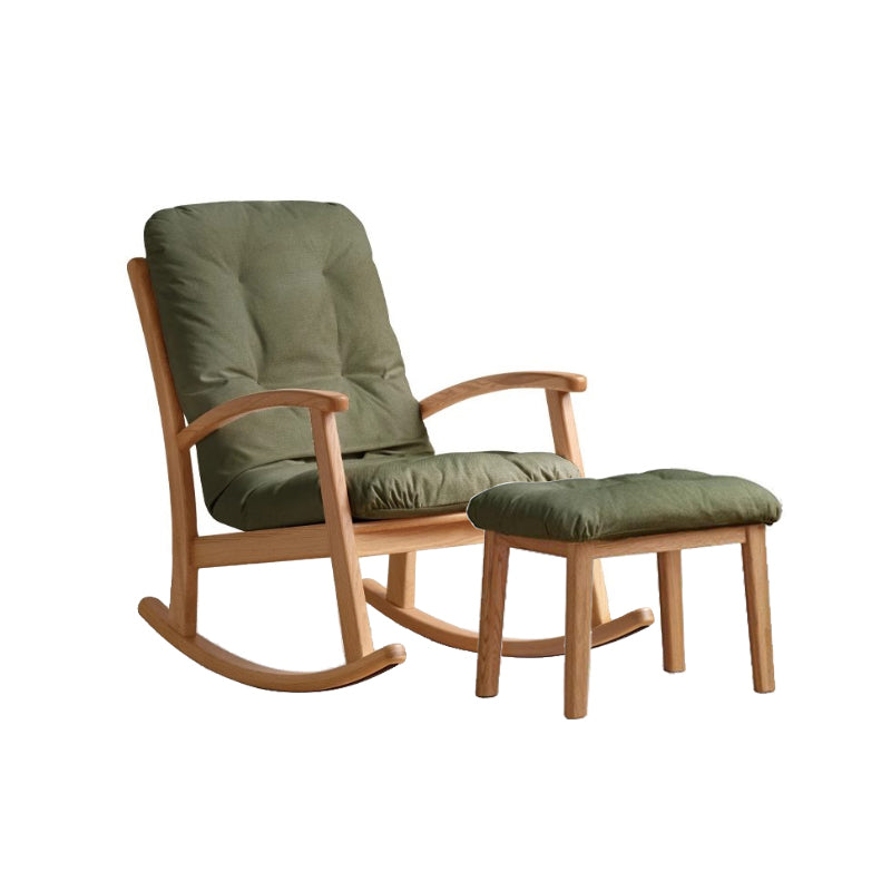 Kathryn Wooden Rocking Chair with Optional Stool – view 15