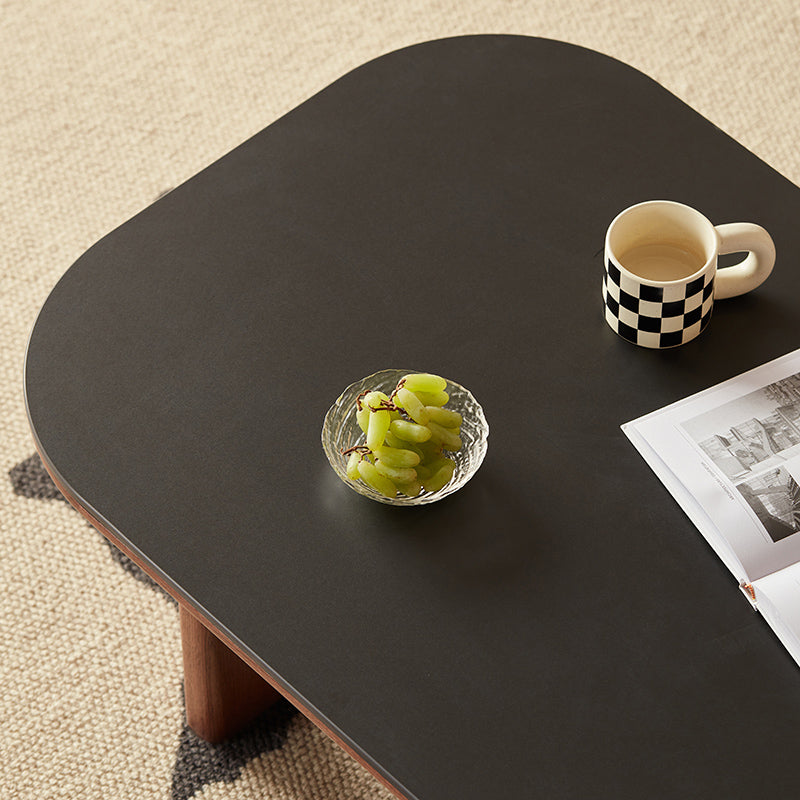 Koree Solid American Oak Coffee Table with Matte Ceramic Top 120cm – view 5
