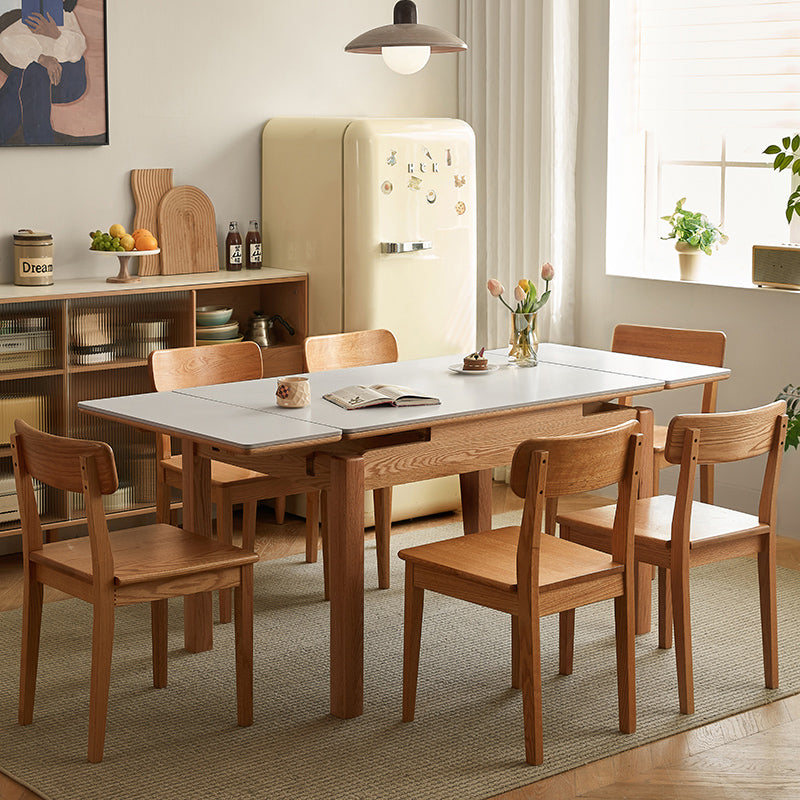 Kya oak and ceramic extendable dining table – view 10