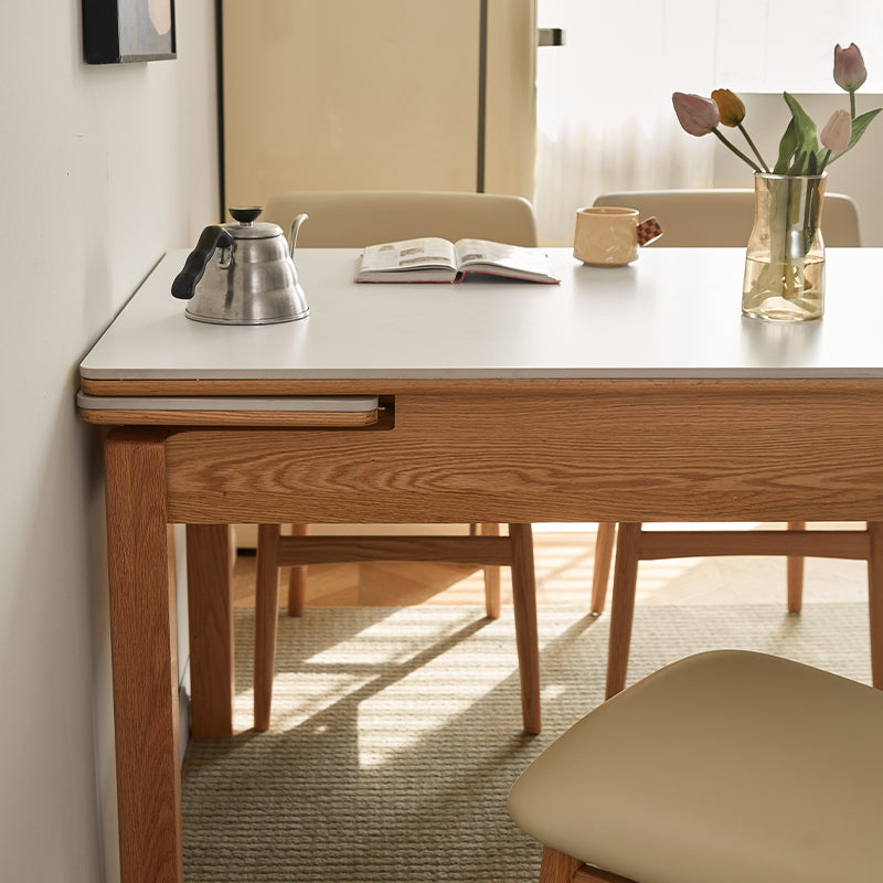 Kya oak and ceramic extendable dining table – view 14