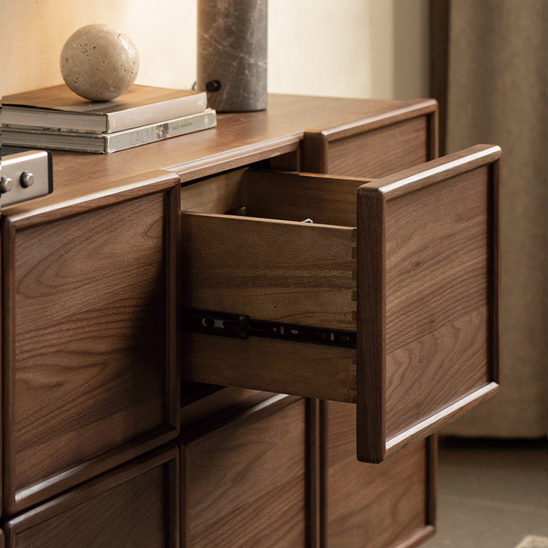 Larkin black walnut dresser in walnut finish – view 9