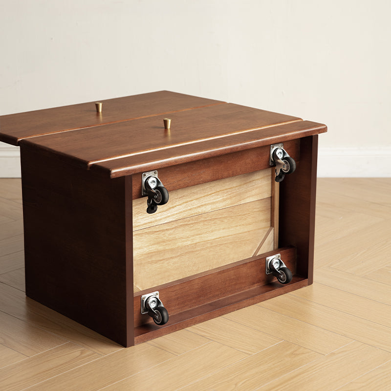 Lorraine rubberwood dressing table in walnut colour – view 12