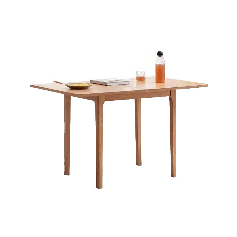 Margot solid American oak folding dining table – Natural Wood, view 8