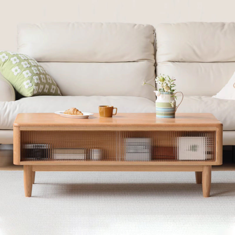 Marilyn Lift-Top Solid American Oak Coffee Table 120cm – view 2
