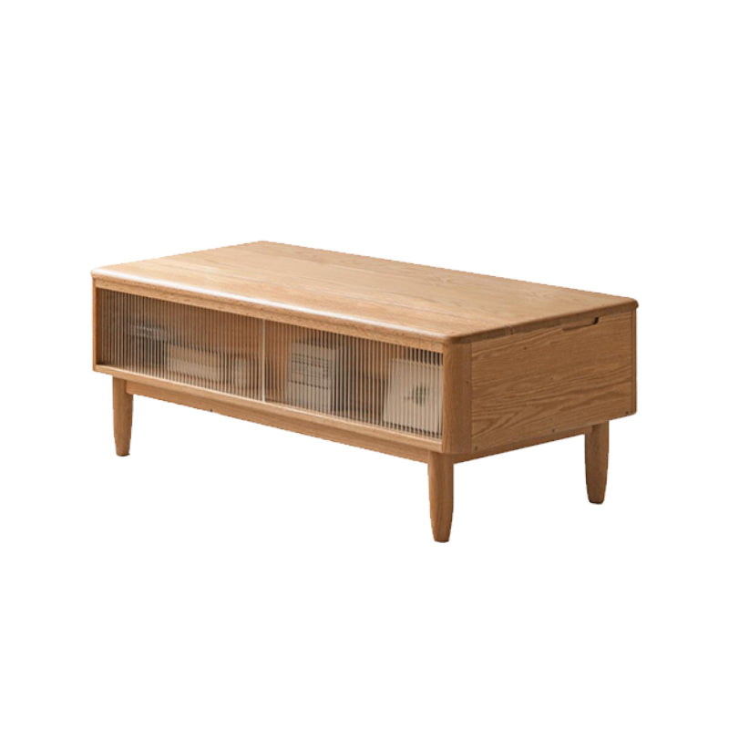 Marilyn Lift-Top Solid American Oak Coffee Table 120cm – view 5