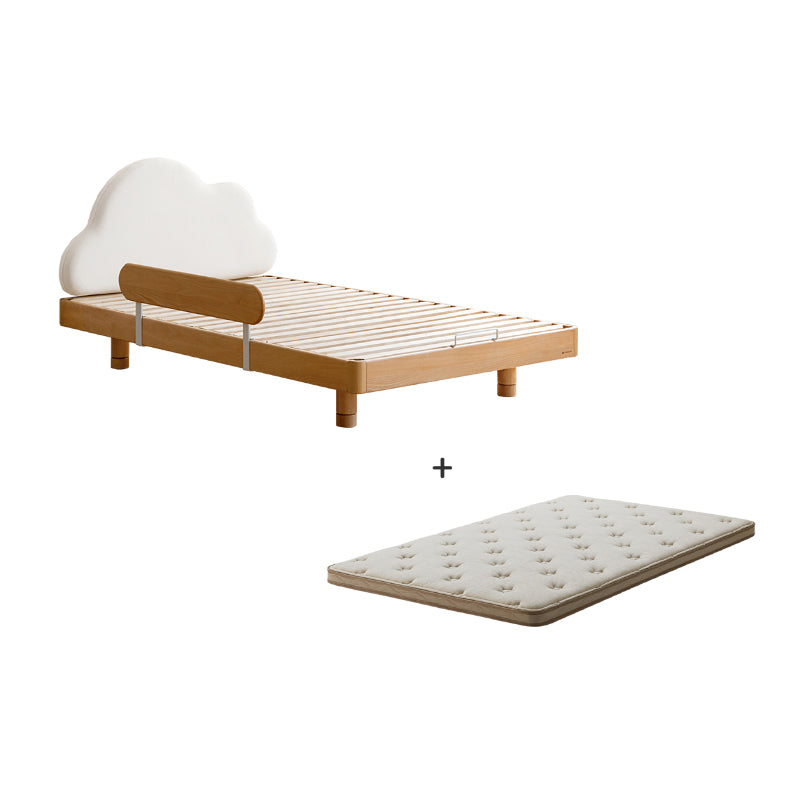 Michael Solid Beech Kids Bed with Cloud Headboard 120cm / 150cm – 120cm, 150cm, view 9