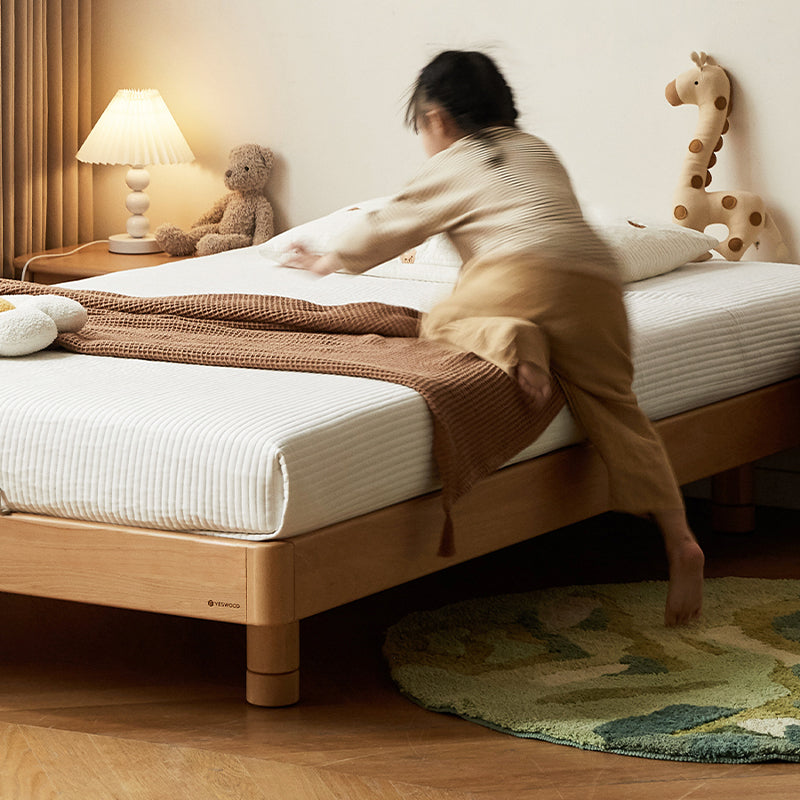 Michael Solid Beech Kids Bed with Cloud Headboard 120cm / 150cm – view 4