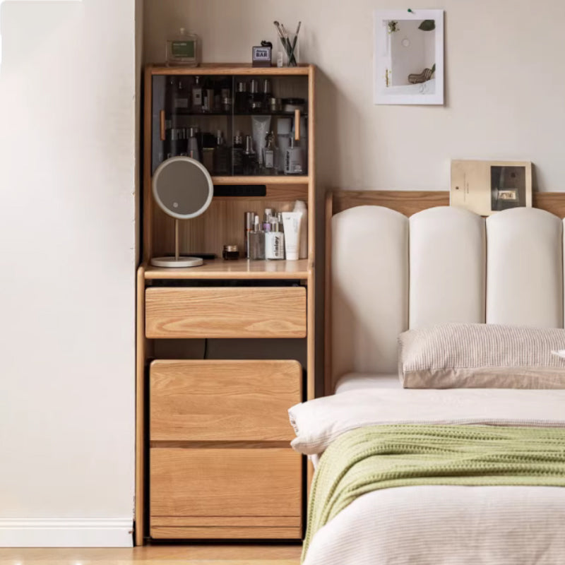 Milton Wooden Dressing Table and Bedside Table, Sold Singly or as a Set