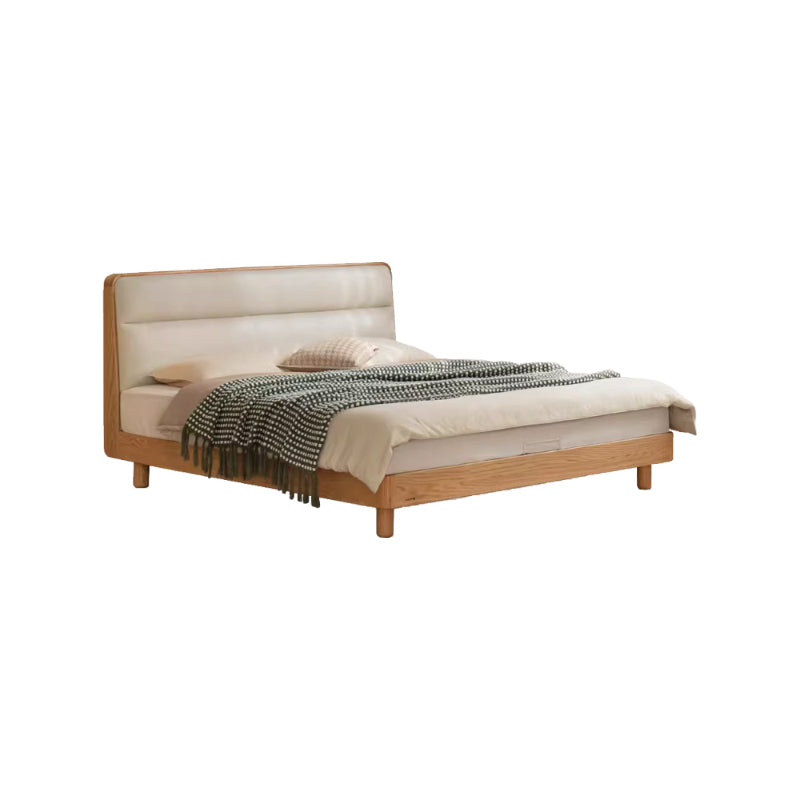 Mira solid American oak queen and king bed frame – B Queen, B King, view 11