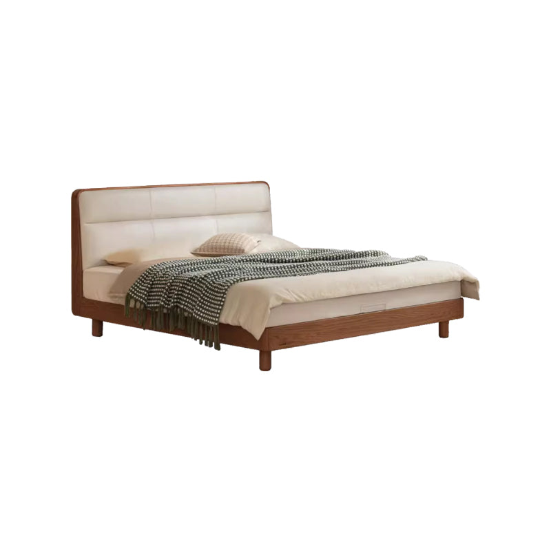 Mira solid American oak queen and king bed frame – C Queen, C King, view 14