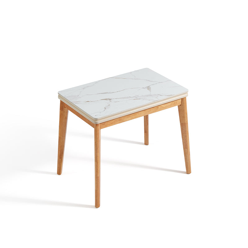 Miranda rubberwood and ceramic extendable dining table – view 14