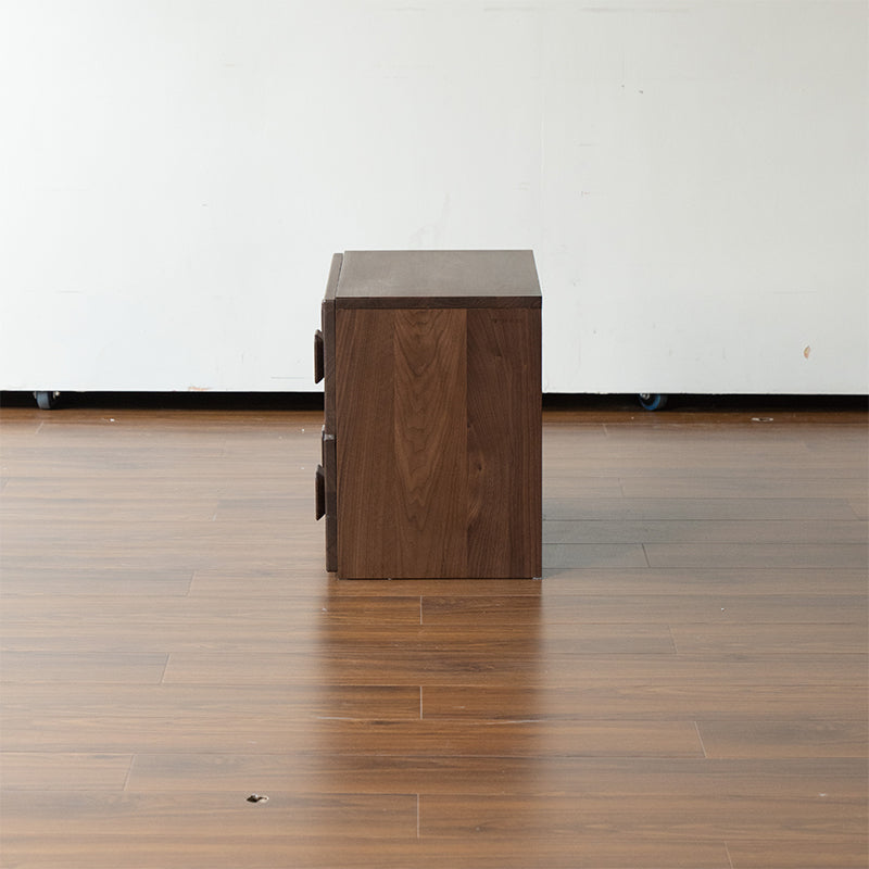 Lucretia solid oak modular storage cabinet in walnut finish – view 12
