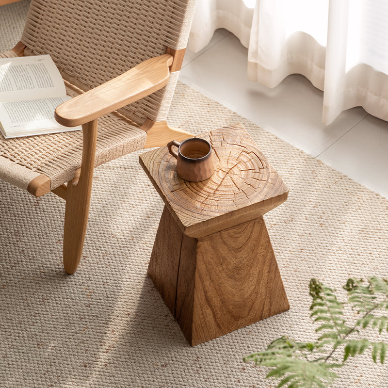 Morris Free-Form Wooden Side Table in Pinewood, Model A / B / C – view 13