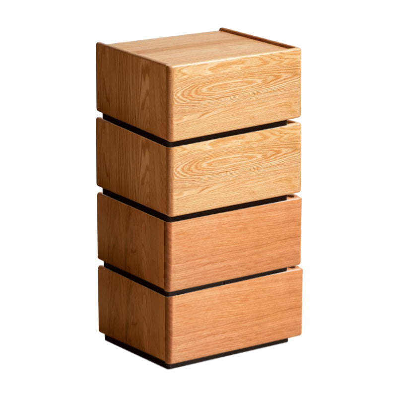 Kimberly low solid wood bedside table with drawer – view 19