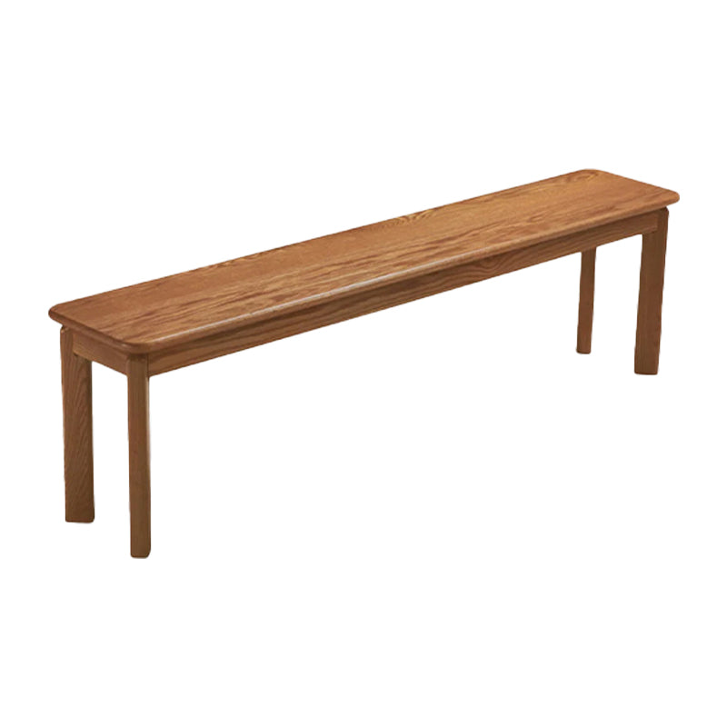 Oak Dining Bench in Walnut Finish 130cm / 150cm – view 2