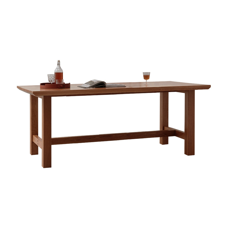 Alagie solid American oak dining table with slab top – Walnut 180cm, Walnut 210cm, view 10