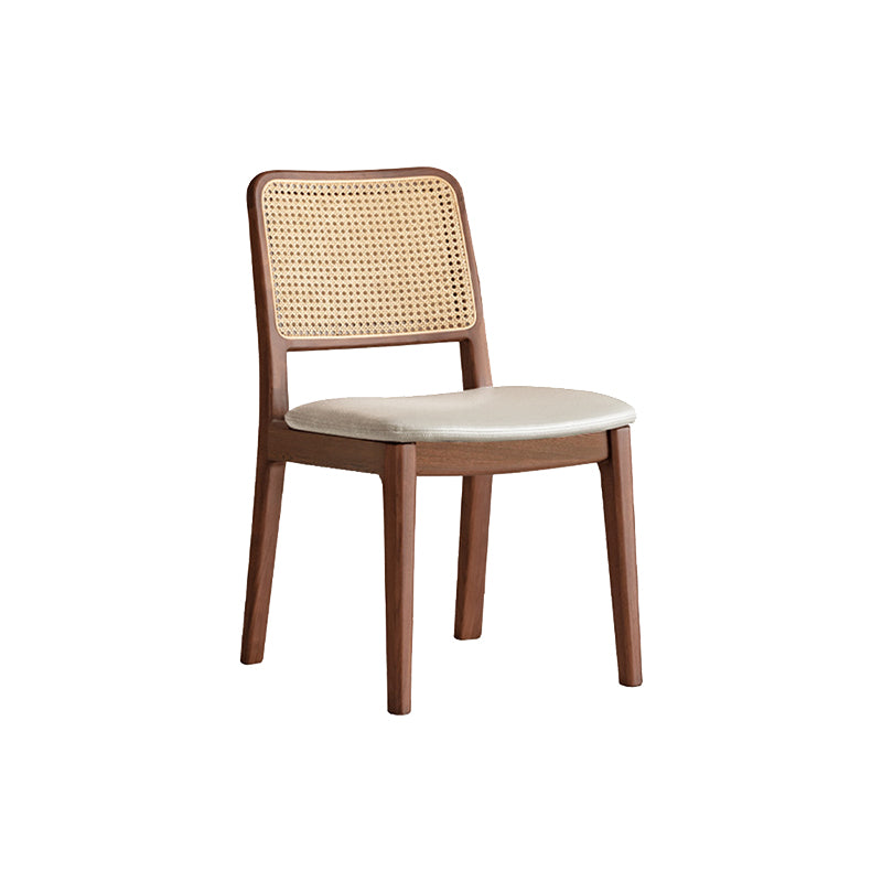 Orson armless solid oak dining chair – D, view 13