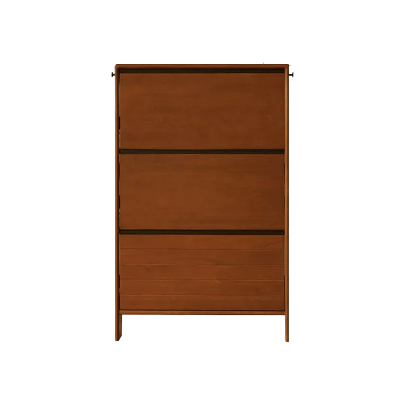 Vivienne Poplar & Solid Beech Ultra-Thin Shoe Cabinet 65cm 80cm 116cm – 80cm A, view 17