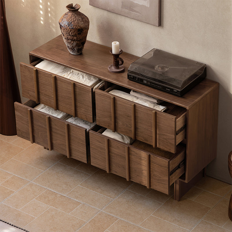 Quinton solid black walnut dresser – view 3