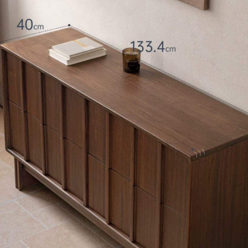 Quinton solid black walnut dresser – view 7