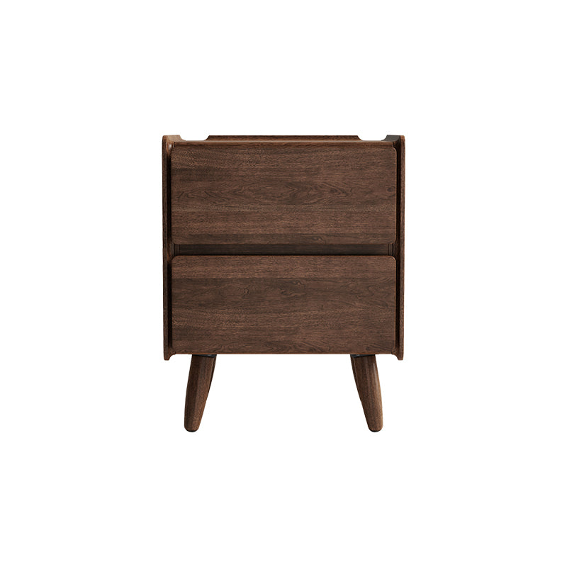 Remington Catalpa Wood Bedside Table in Walnut Colour 42cm – view 11