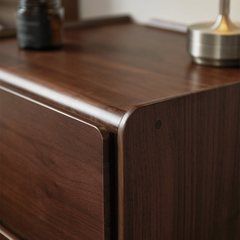 Remington Solid Black Walnut Bedside Table 42cm – view 10