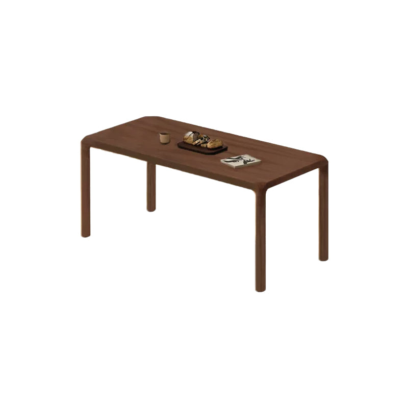 Renee solid ash dining table set – Table Walnut 1.4m, view 22