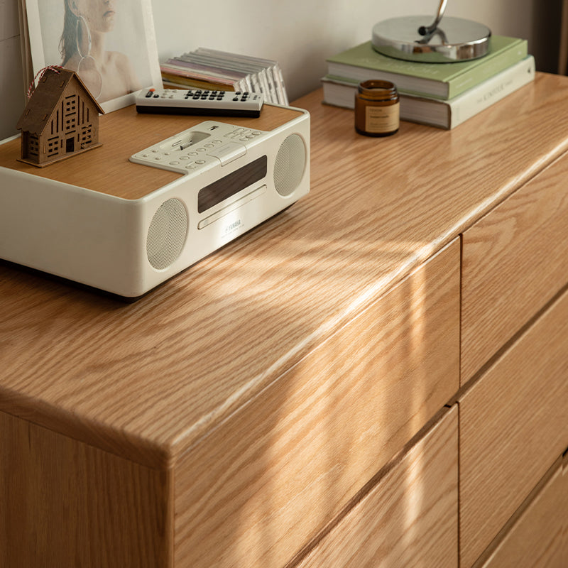 Rosemarie solid oak adjustable dressing table with drawer – view 7