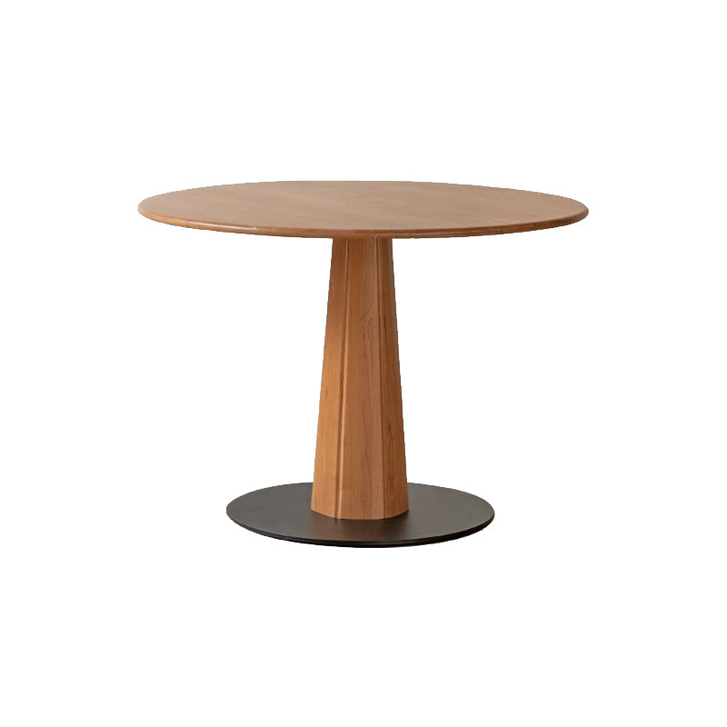 Estelle Round Wooden Dining Table in Solid Cherry 100cm / 120cm – 100cm, view 7