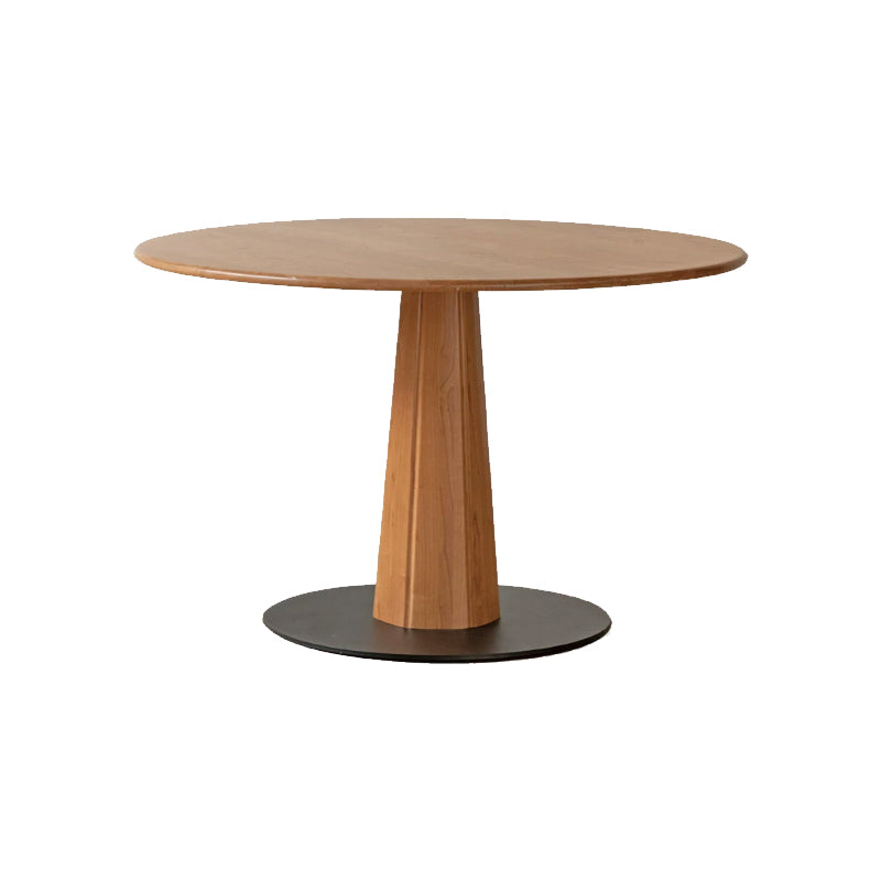 Estelle Round Wooden Dining Table in Solid Cherry 100cm / 120cm – 120cm, view 9