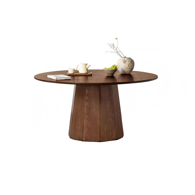 Carla Round Black Walnut Dining Table 150cm – view 12