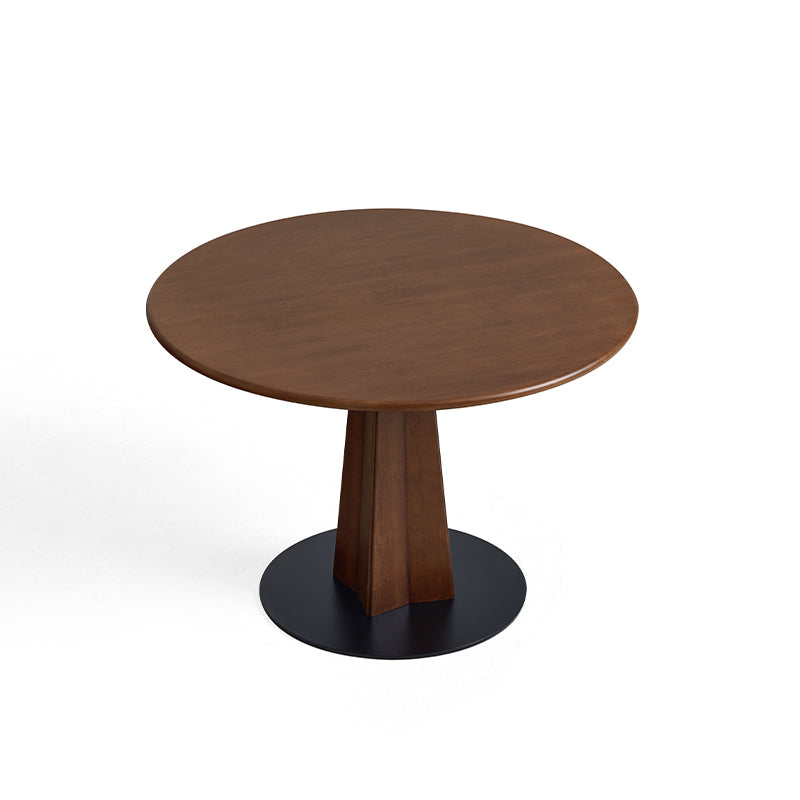 Imelda 110cm Round Wooden Dining Table Set with Chairs – view 15
