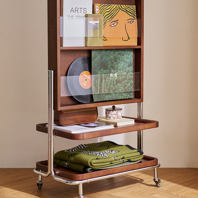 Tabitha Rubberwood Freestanding Double-Sided Full-Length Mirror with Storage Cabinet – view 11
