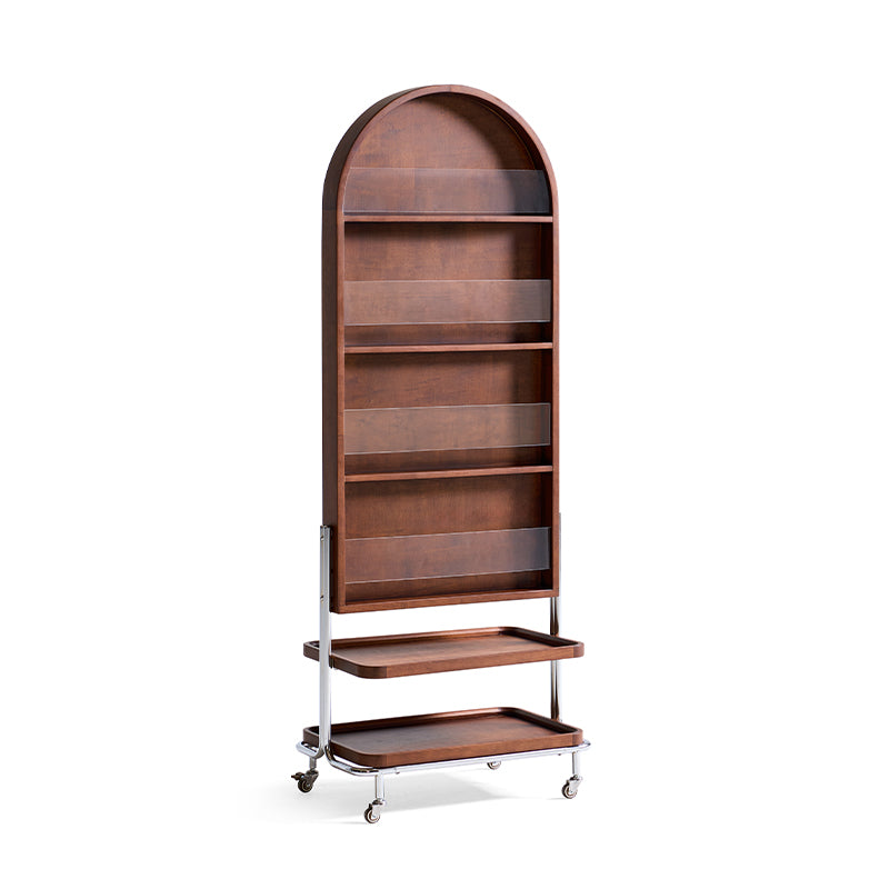 Tabitha Rubberwood Freestanding Double-Sided Full-Length Mirror with Storage Cabinet – view 13