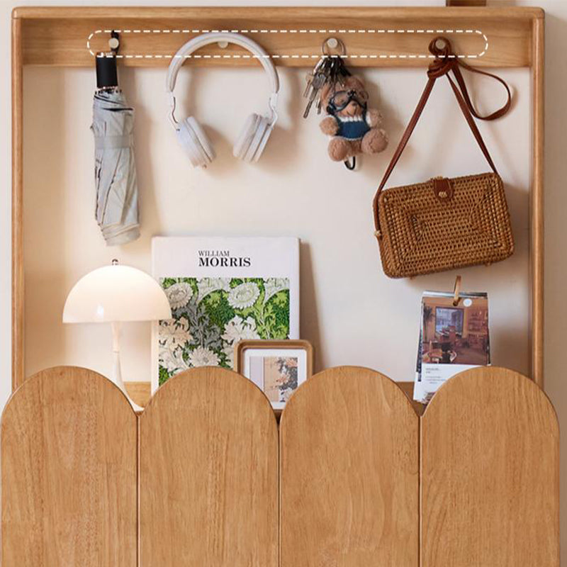 Zaria Rubberwood Shoe Cabinet 80cm – view 6