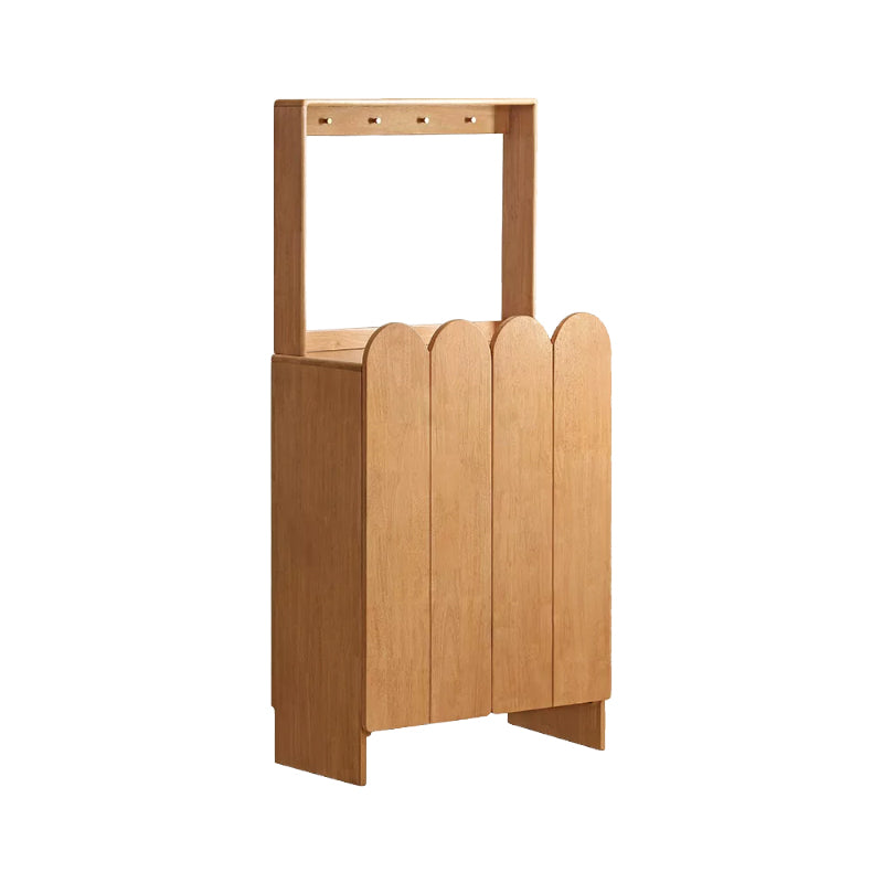 Zaria Rubberwood Shoe Cabinet 80cm – B, view 13