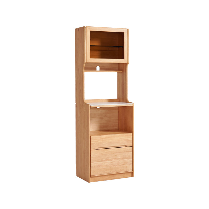 Vance Rubberwood Sideboard 60cm 80cm – Natural Wood 60cm, view 17