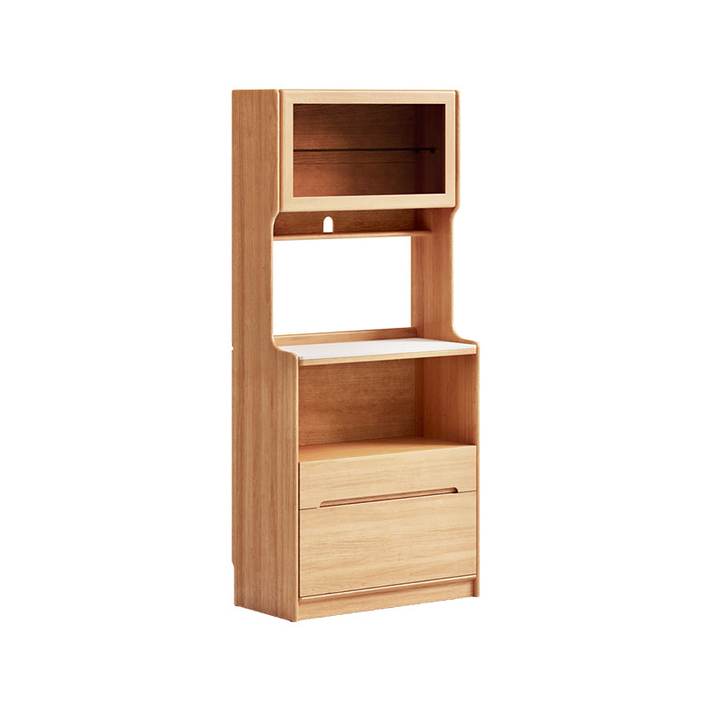 Vance Rubberwood Sideboard 60cm 80cm – Natural Wood 80cm, view 21