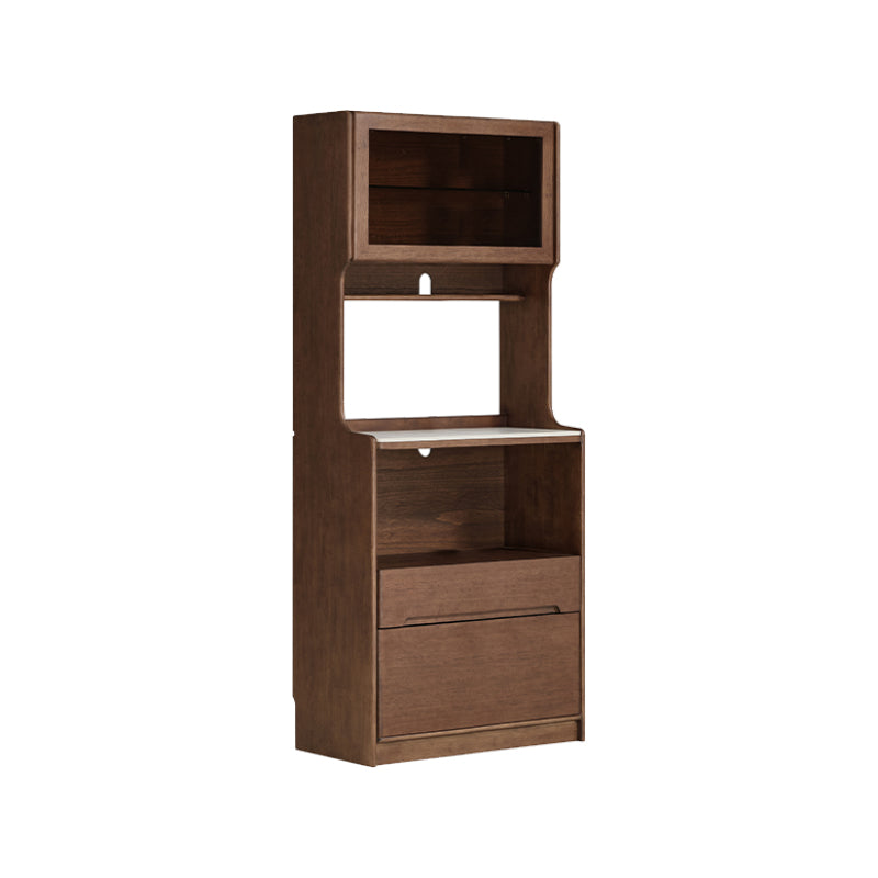 Vance Rubberwood Sideboard 60cm 80cm – Walnut 80cm, view 47