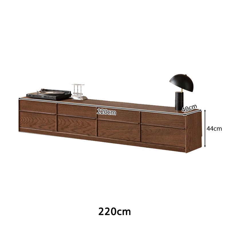 Samuel FAS-Graded Solid Oak TV Unit with 4 Drawers 200cm 220cm 240cm – view 12
