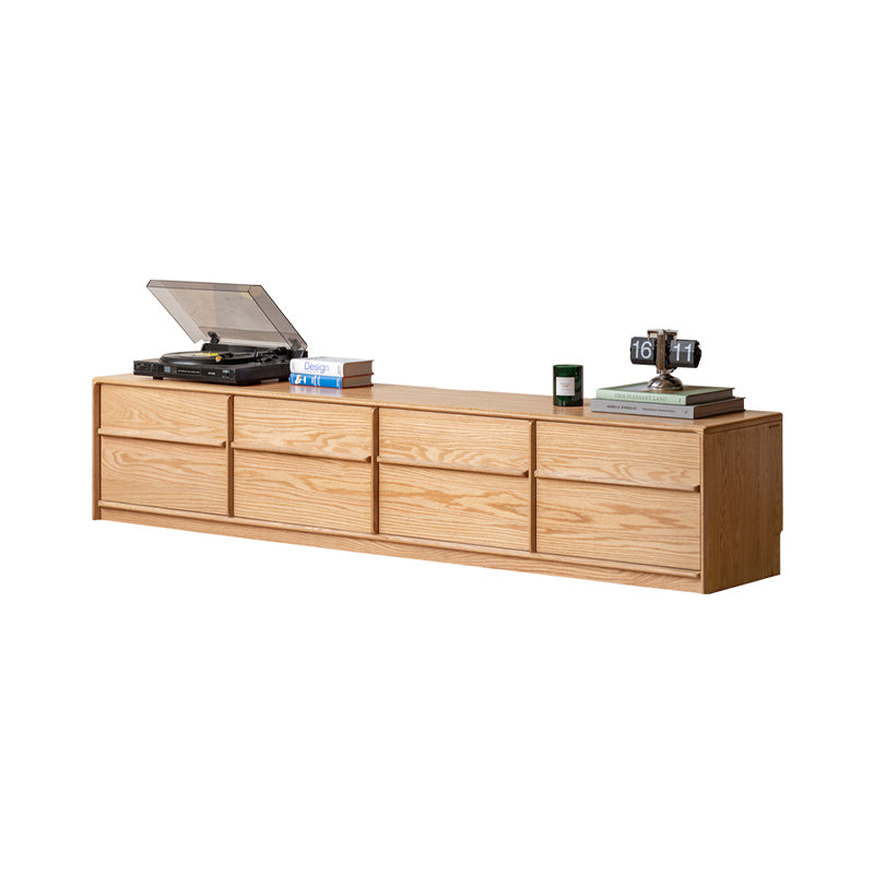 Samuel FAS-Graded Solid Oak TV Unit with 4 Drawers 200cm 220cm 240cm – view 5
