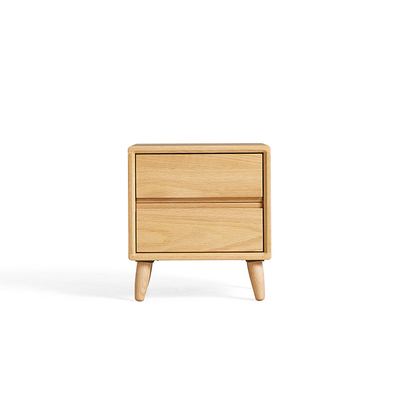 Harmony Solid American Oak Bedside Table – view 20