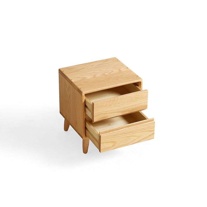 Harmony Solid American Oak Bedside Table – view 22