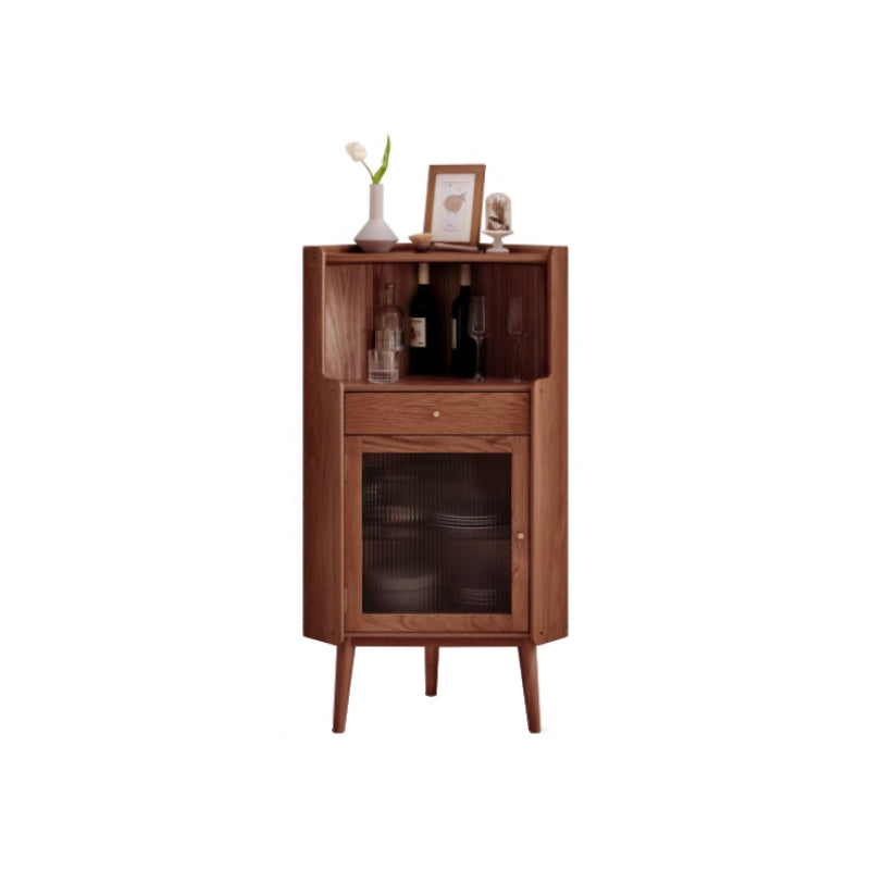 Wayne Solid American Oak Corner Shelf 70cm – view 11