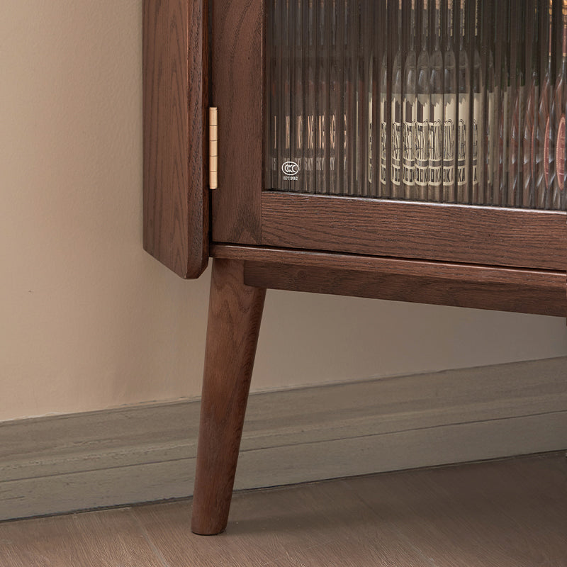 Wayne Solid American Oak Corner Shelf 70cm – view 16