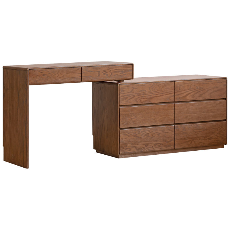 Alyjah Solid American Oak Dressing Table – view 13