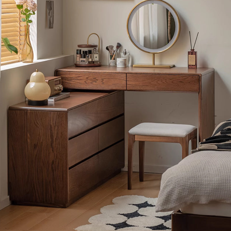 Alyjah Solid American Oak Dressing Table – view 26