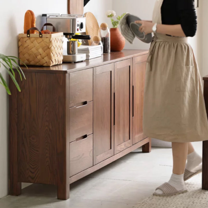 Selma Solid American Oak Multi-Drawer Sideboard 150cm 180cm – view 3