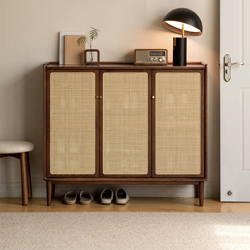 Pablo Solid American Oak Shoe Cabinet 65cm 80cm 115cm – view 13