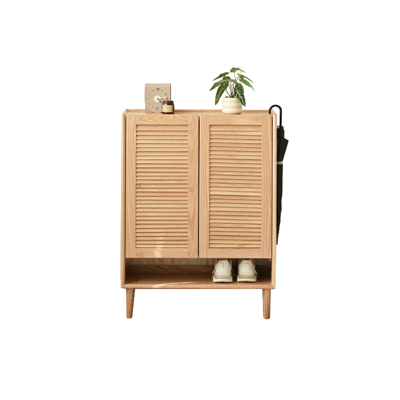 Ursula Solid American Oak 2-Door 3-Door Shoe Cabinet 75cm 110cm – view 11